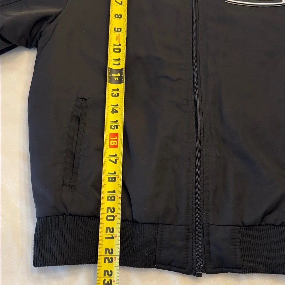 Big Kids Celtics Black Bomber Jacket, sz 14/16